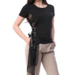 Bluză cu mânecă scurtă din Bumbac