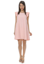 Rochie croiala lunga cu volanase