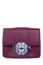 Geanta Dama tip Postas Diamonds Bordo