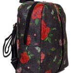 Rucsac Dama Flower Negru