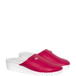 Saboti Confortabili cu interior din Piele Fucsia