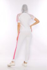 Trening cu maneci scurte din Bumbac cod8158 - imagine 2