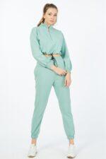 Trening Dama vernil Bluza in Talie Model Nou cod8753 - imagine 2