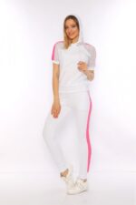 Trening cu maneci scurte din Bumbac cod8158 - imagine 4