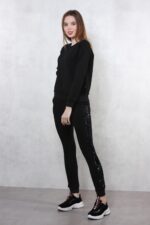 Trening de calitate Gri deschis cu paiete cod8417 - imagine 3