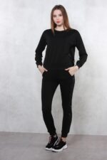 Trening de calitate Gri deschis cu paiete cod8417 - imagine 4