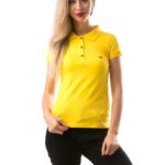 Tricou Dama CrownPolo Galben cod53602