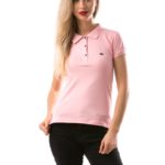 Tricou Dama CrownPolo Roz cod53604