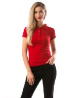 Tricou Dama CrownPolo Grena cod53606