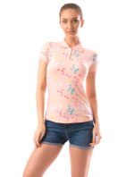 Tricou din Bumbac de culoare Roz cod54343