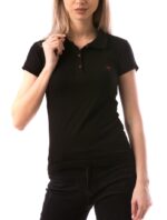 Tricou Negru Polo Dama Model Nou cod58542 - imagine 2