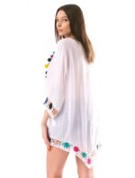 Bluza Dama de Vara Brody Meaw Alba cod54516 - imagine 3