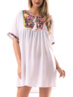 Ie Dama de culoare Alba Model Nou cod54722 - imagine 2