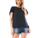 Bluza Vaporoasa de Vara Bleumarin cod54993