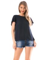 Bluza Vaporoasa de Vara Bleumarin cod54993