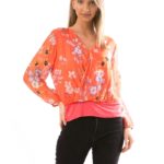 Bluza Eleganta cu Imprimeu Floral cod55729
