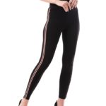 Colanti dama cu dungi Negri Model Nou cod59627