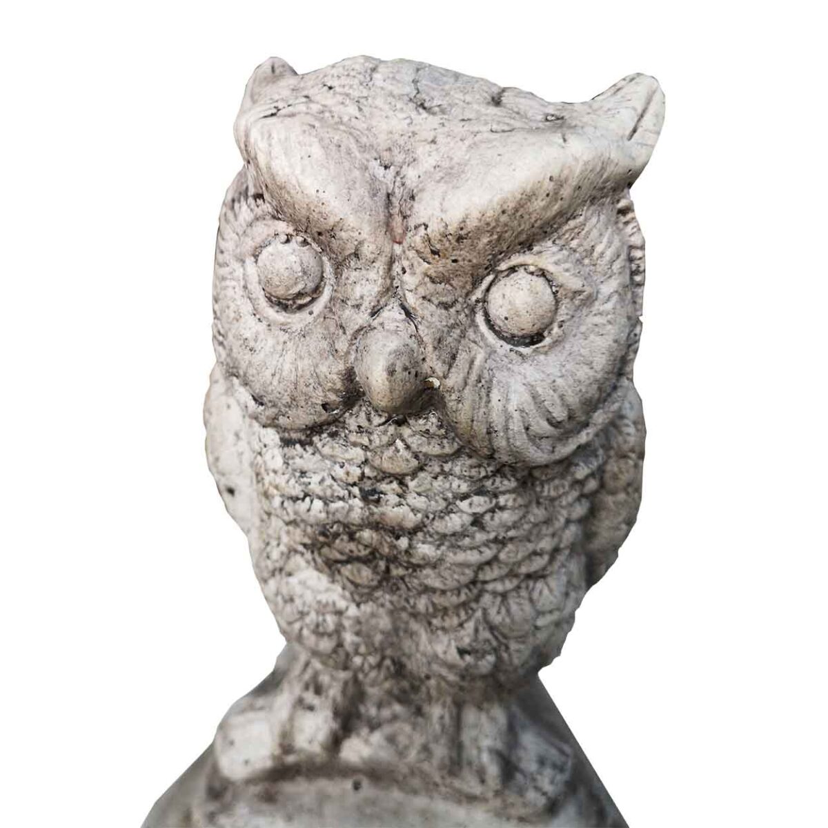 Decoratiune de Gradina Bufnita Gri deschis cod 021 - imagine 2