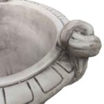 Ghiveci Mare Rotund Flori de Gradina din Ciment cod010a - imagine 2