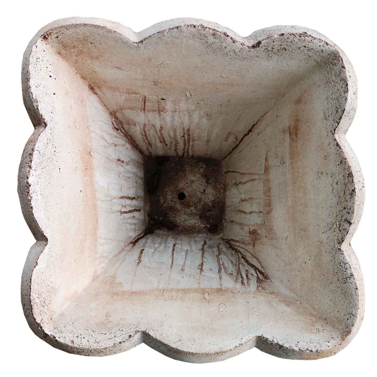 Ghiveci Mare patrat Flori de Gradina din Ciment cod011 - imagine 3