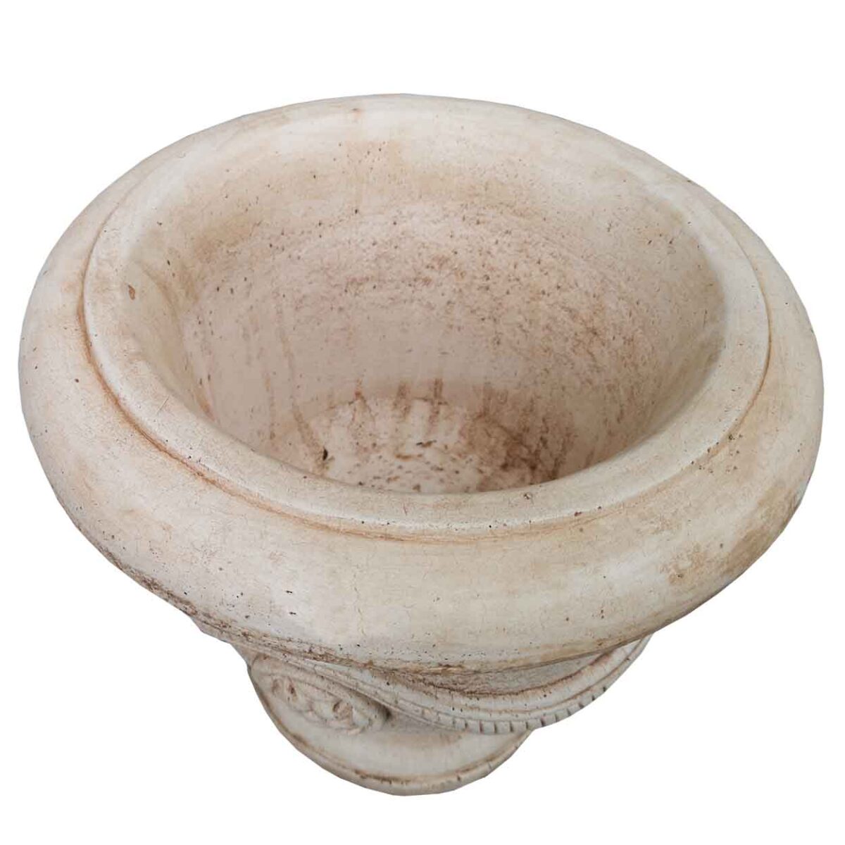 Ghiveci Rotund Flori de Gradina din Ciment cod011 - imagine 3