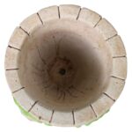 Ghiveci sau Vază de Flori tip butoi de vin Colorat cod 014a - imagine 3