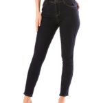 Jeansi cu cusaturi aurii  Dama cod55658
