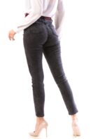 Jeans Dama Gri Inchis cu Talie Inalta cod57800 - imagine 3