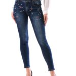Blugi cu Margelute Bleumarin Dama cod57885