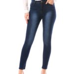Blugi Calsici Dama Model Nou cu Talie Medie cod58468
