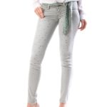 Blugi Dama Gri cu Esarfa Model Nou cod58943