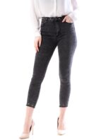 Blugi Dama Gri Inchis Talie Medie cod59114