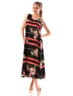 Rochie de Vara lunga Lynies Neagra cod54447