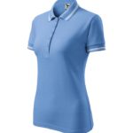 Tricou Model Nou dama din Bumbac Urban Albastru Deschis cod22015