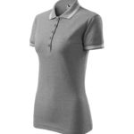 Tricou Model Nou dama din Bumbac Urban Gri Inchis cod22012
