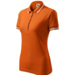 Tricou Model Nou dama din Bumbac Urban Portocaliu cod22011