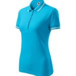 Tricou Model Nou dama din Bumbac Urban Turcoaz cod22044
