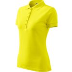 Tricou Polo Dama din Bumbac cu Guler Lamaie cod21096