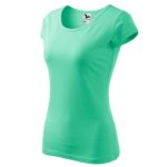 Tricou simplu Bumbac dama Verde menta cod12295
