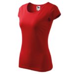 Tricou simplu Bumbac dama Rosu Regal cod12207