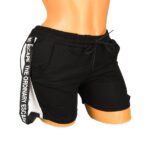 Pantaloni scurti negru cu alb The Ordinary Escape pentru dama