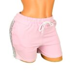 Pantaloni scurti roz I Love You pentru dama