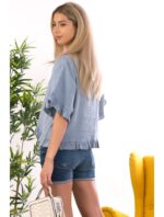 Bluza Dama Panza Lexxa Bleu cod60416 - imagine 2