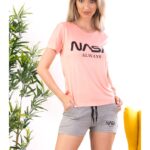 Compleu Dama NASA Gri si Roz Pal cod60378
