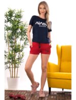 Compleu Dama NASA Rosu si Bleumarin cod60382 - imagine 3