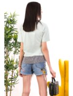 Tricou Dama Bumbac Excepty Vernil cod60490 - imagine 2
