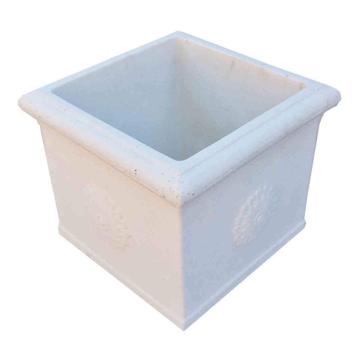 Ghiveci gri Vaza pentru Flori patrat de Gradina sau Terasa din beton COD47 - imagine 4