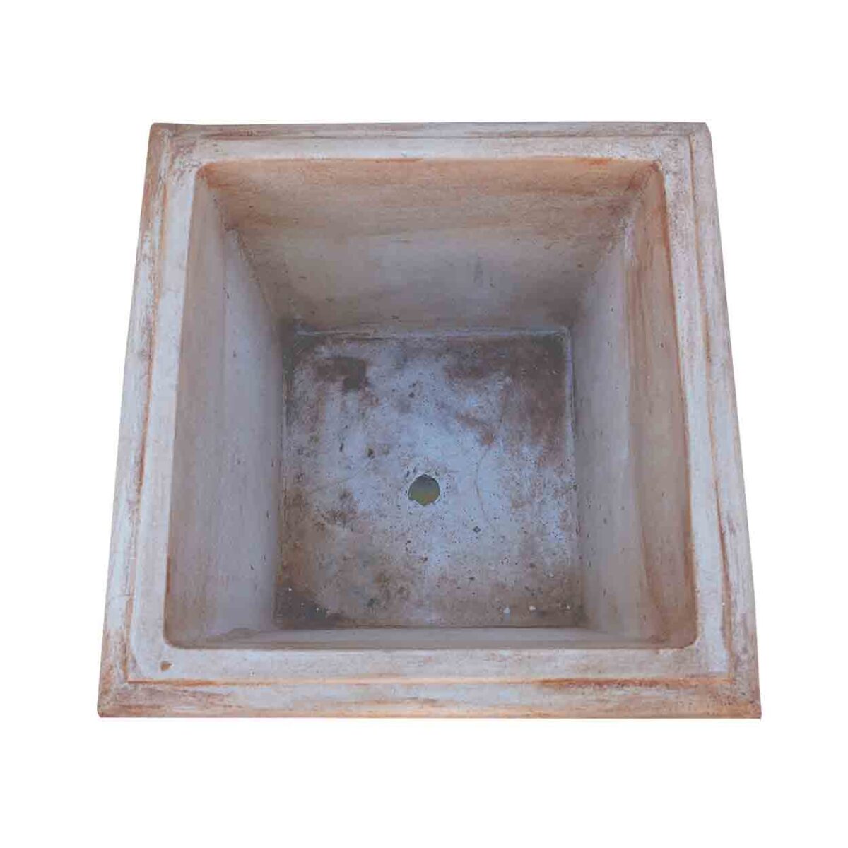 Jardiniera crem Ghiveci pentru Flori patrat de Gradina sau Terasa din ciment COD46 - imagine 4