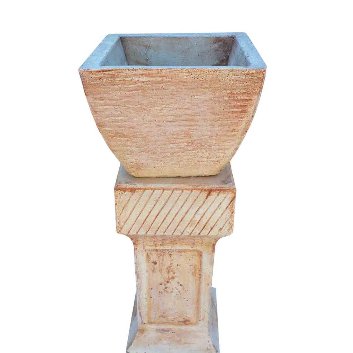 Set Jardiniera Ghiveci de Flori cu picior inalt de Gradina sau Terasa COD45 - imagine 4