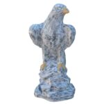 Statueta Vultur Alb-Negru dreapta pentru Gradina sau Terasa COD65 - imagine 5